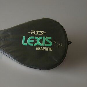 Ektelon Lexis Graphite Racquetball Racquet Super SM Grip RTS Cover Case Racket